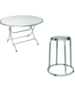 Bộ bàn inox 12 ghế loại tốt 8 bo-ban-tron-6-ghe-don