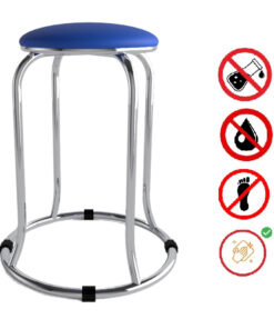 Ghế inox tròn đôn mặt nệm loại thường 9 bao-quan-ghe-inox-tron-boc-nem