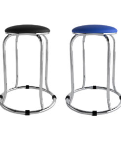 Ghế inox tròn đôn mặt nệm loại thường 6 ghe-inox-tron-boc-nem