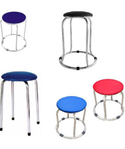 Ghế inox tròn đôn mặt nệm loại tốt 5 ghe-inox-tron-mat-nem-304-da-dang