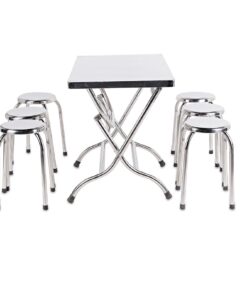 Bàn ăn inox 6 ghế đôn loại tốt 8 an-an-inox-chu-nhat-6-ghe