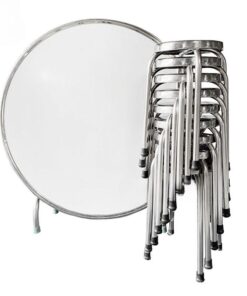 Bàn ghế inox tròn 10 ghế giá rẻ 3 bo-ban-ghe-inox-tron