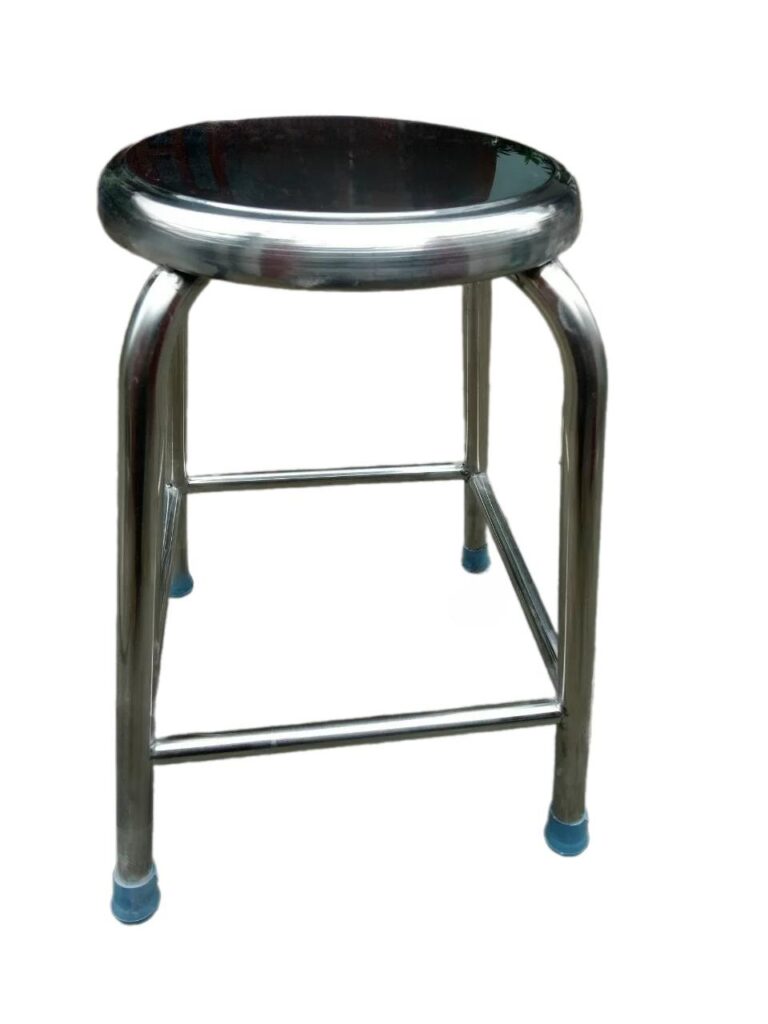 Ghế inox tròn đẩu kiềng loại thường 17 ghe-inox-tron-co-kieng