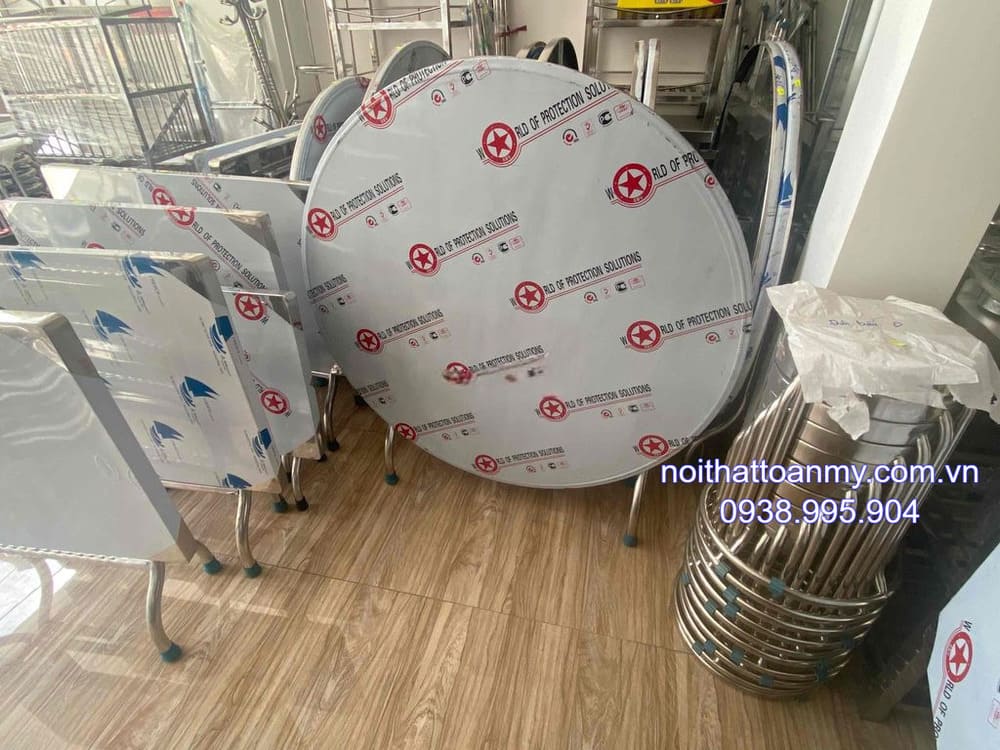 Bàn ghế inox Đắk Lắk Toàn Mỹ chất lượng và gia công các thiết bị inox theo yêu cầu 1 ban-ghe-inox-toan-my-tai-dak-lak