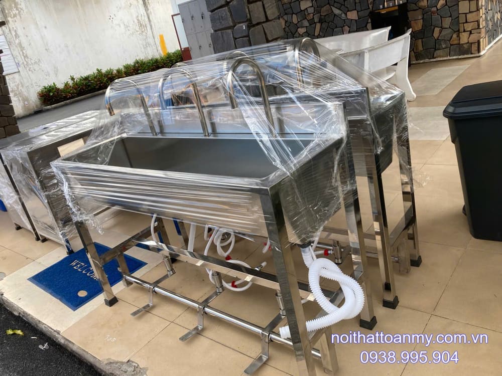 Toàn Mỹ cung cấp bàn ghế inox & thiết bị inox y tế, công nghiệp tại Bà Rịa Vũng Tàu 5 chau-rua-inox-cong-nghiep-tai-ba-ria-vung-tau