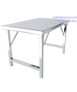 Bàn inox xếp công nghiệp loại thường 7 ban-inox-xep-cong-nghiep-chu-nhat-1m4