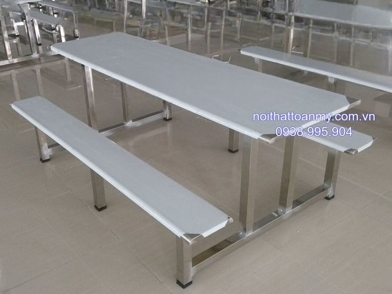 Bộ bàn inox công nghiệp có băng ghế cố định cao cấp 11 bo-ban-inox-cong-nghiep-co-bang-ghe-co-dinh-cao-cap-2
