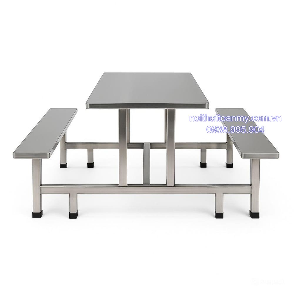 Bộ bàn inox công nghiệp có băng ghế cố định cao cấp 12 bo-ban-inox-cong-nghiep-co-bang-ghe-co-dinh-cao-cap-3