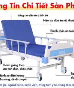 Giường bệnh nhân 1 tay quay 3 giuong-benh-nhan-1-tay-quay-1