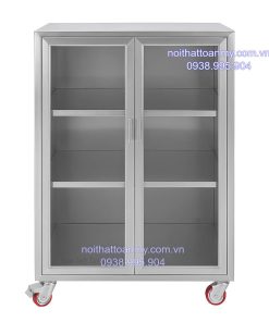Tủ inox y tế có bánh xe đa năng 6 tu-inox-y-te-co-banh-xe-da-nang-1