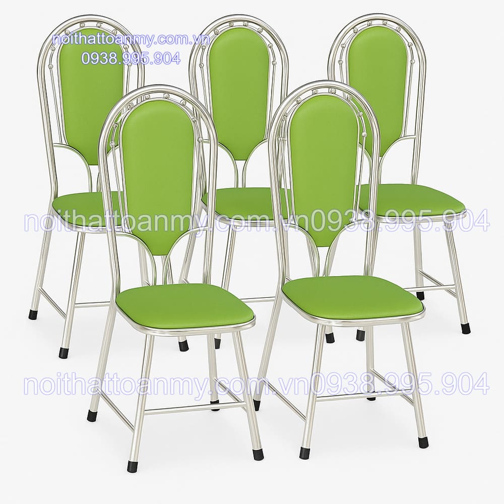 Ghế inox xếp nệm mẫu mới ống phi 32 cực bền 6 ghe-inox-xep-nem-mau-moi-ong-phi-32-1