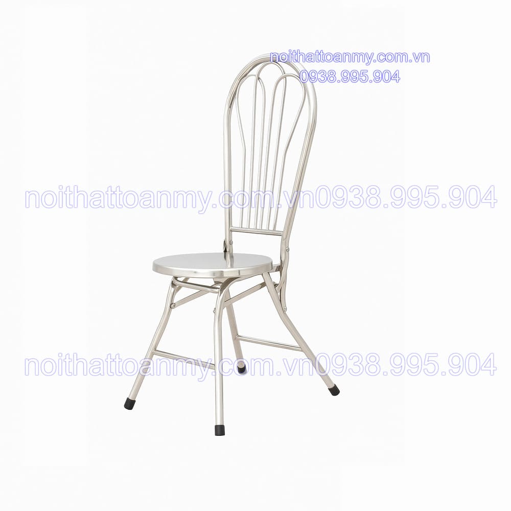 Ghế xếp inox mặt tròn Toàn Mỹ 12 ghe-xep-inox-mat-tron-toan-my-1