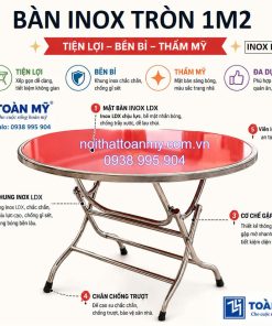 ban-inox-tron-1m2-xep-gon-10-nguoi