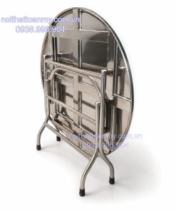 Bàn inox tròn 1,2m loại thường 9 ban-inox-tron-1m2-xep-gon-gia-re-3