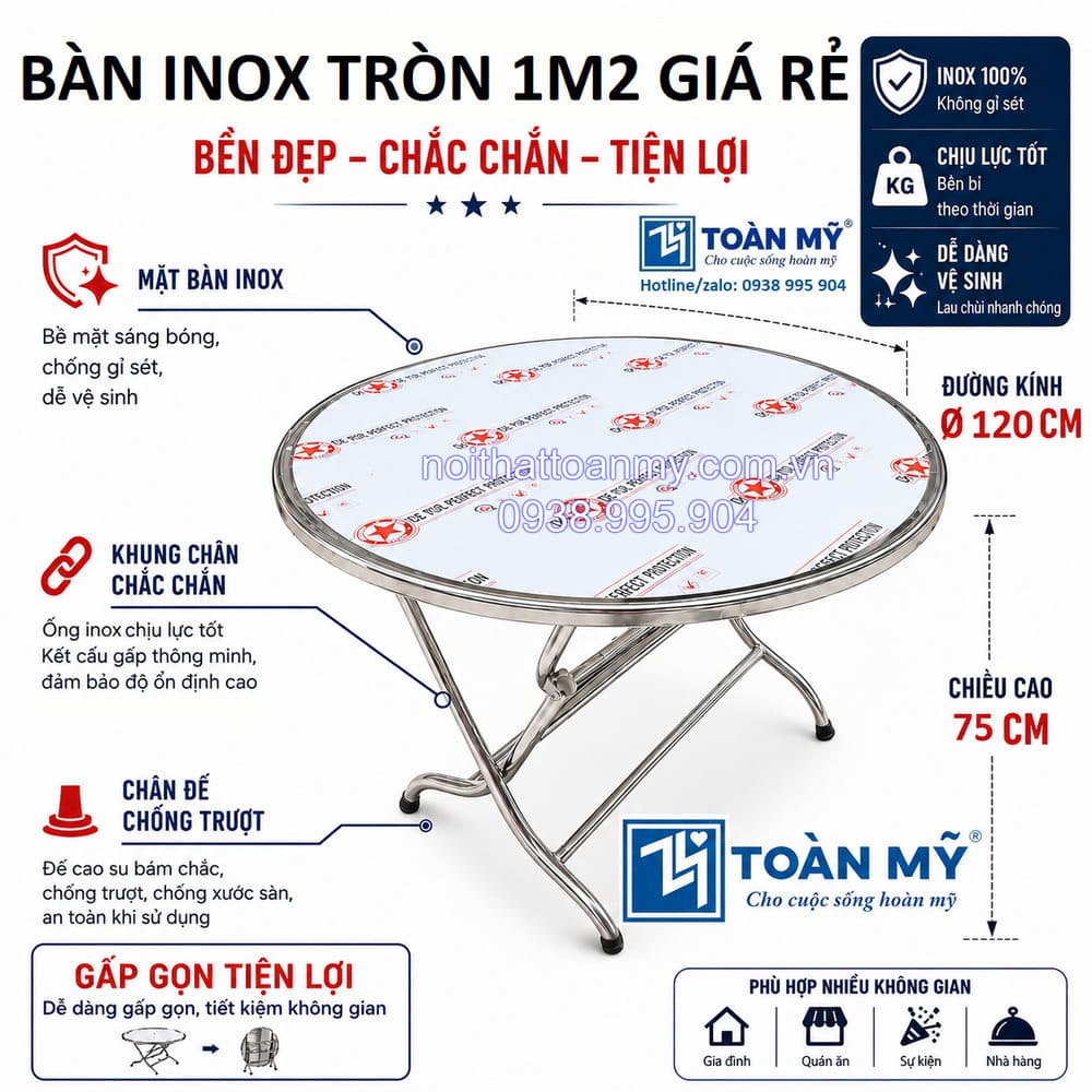 ban-inox-tron-1m2-xep-gon-gia-re