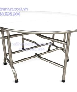 Bàn inox xếp 3 loại thường 12 ban-inox-tron-xep-3-mat-loai-thuong-2