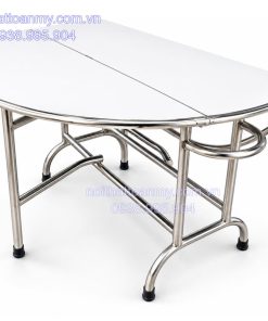 Bàn inox xếp 3 loại thường 11 ban-inox-tron-xep-3-mat-loai-thuong-3