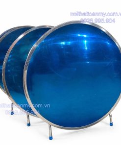Bàn inox tròn 1,2m loại tốt 22 ban-tron-1m2-inox-304-xep-gon-7