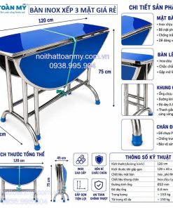 ban-tron-inox-xep-3-mat-gia-re