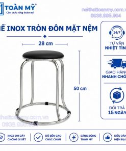 ghe-inox-tron-don-mat-nem
