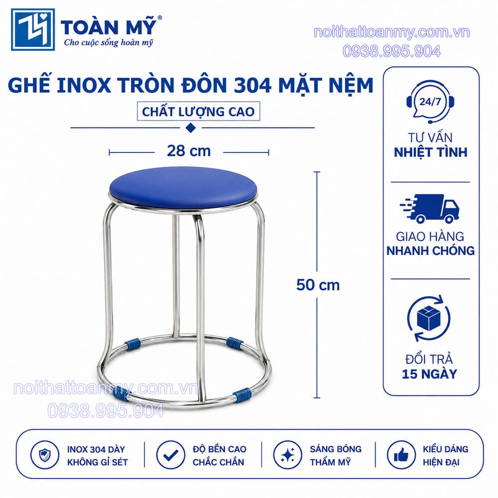 ghe-inox-tron-mat-nem-304