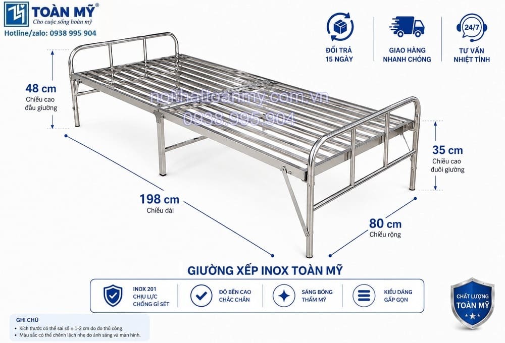 Giường inox xếp gọn 14 giuong-inox-xep-gon