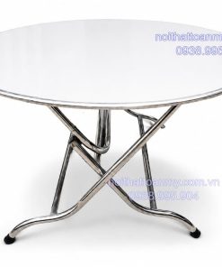 Bàn inox tròn 1m4 giá rẻ 11 ban-inox-tron-1m4-gia-re-2