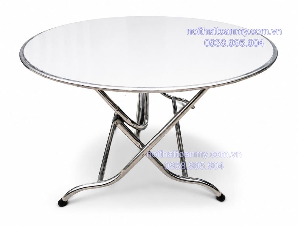 Bàn inox tròn 1m4 giá rẻ 17 ban-inox-tron-1m4-gia-re-2