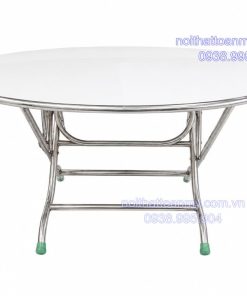 Bàn inox tròn 1m4 giá rẻ 9 ban-inox-tron-1m4-gia-re-3