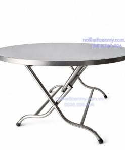 ban-inox-tron-1m4-inox-304-chan-xep-2